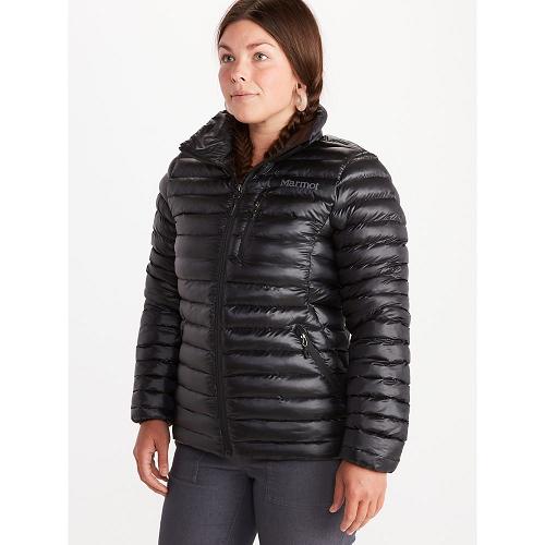 Marmot Down Jacket Black NZ - Avant Featherless Jackets Womens NZ4576392